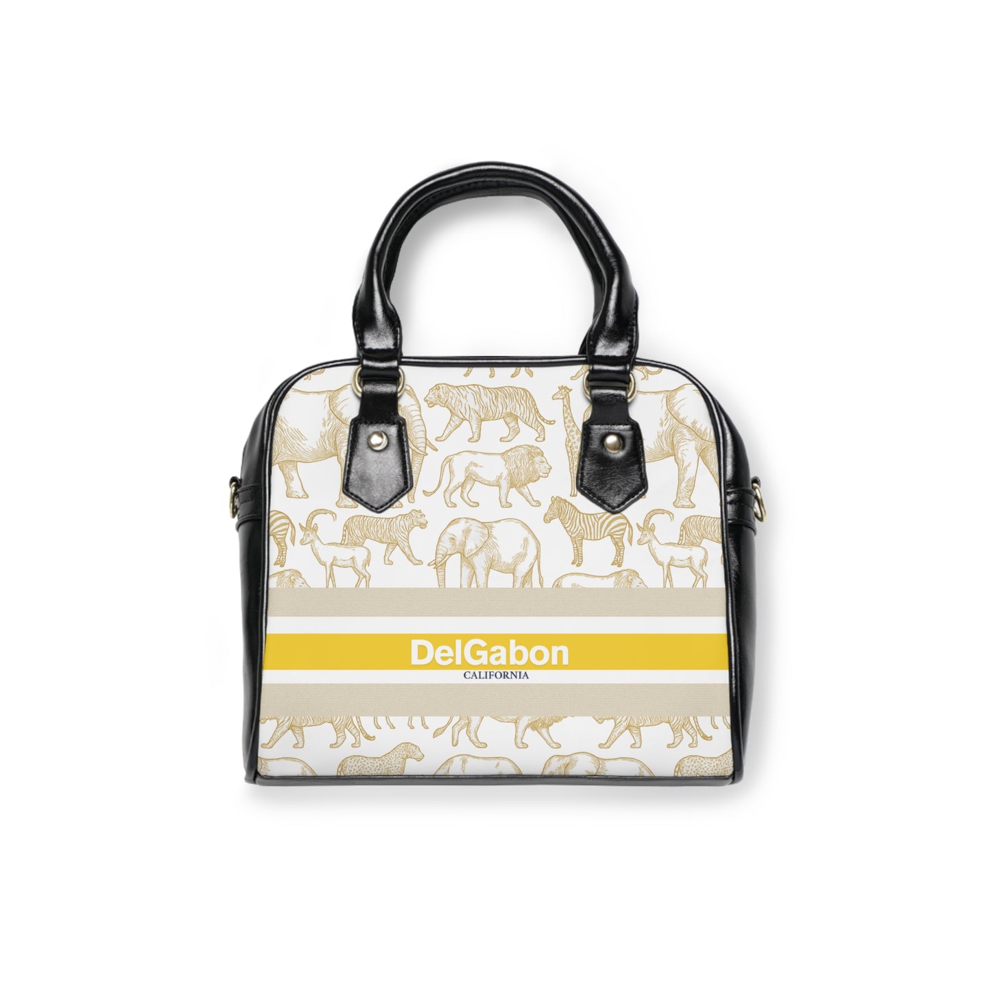 Del’Gabon-Savanna Stripe satchel