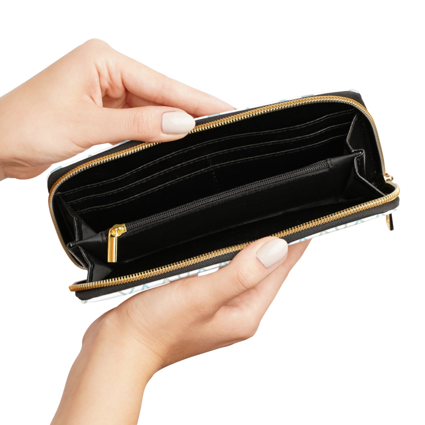 Del’Gabon-Monogram Geometry Continental Wallet