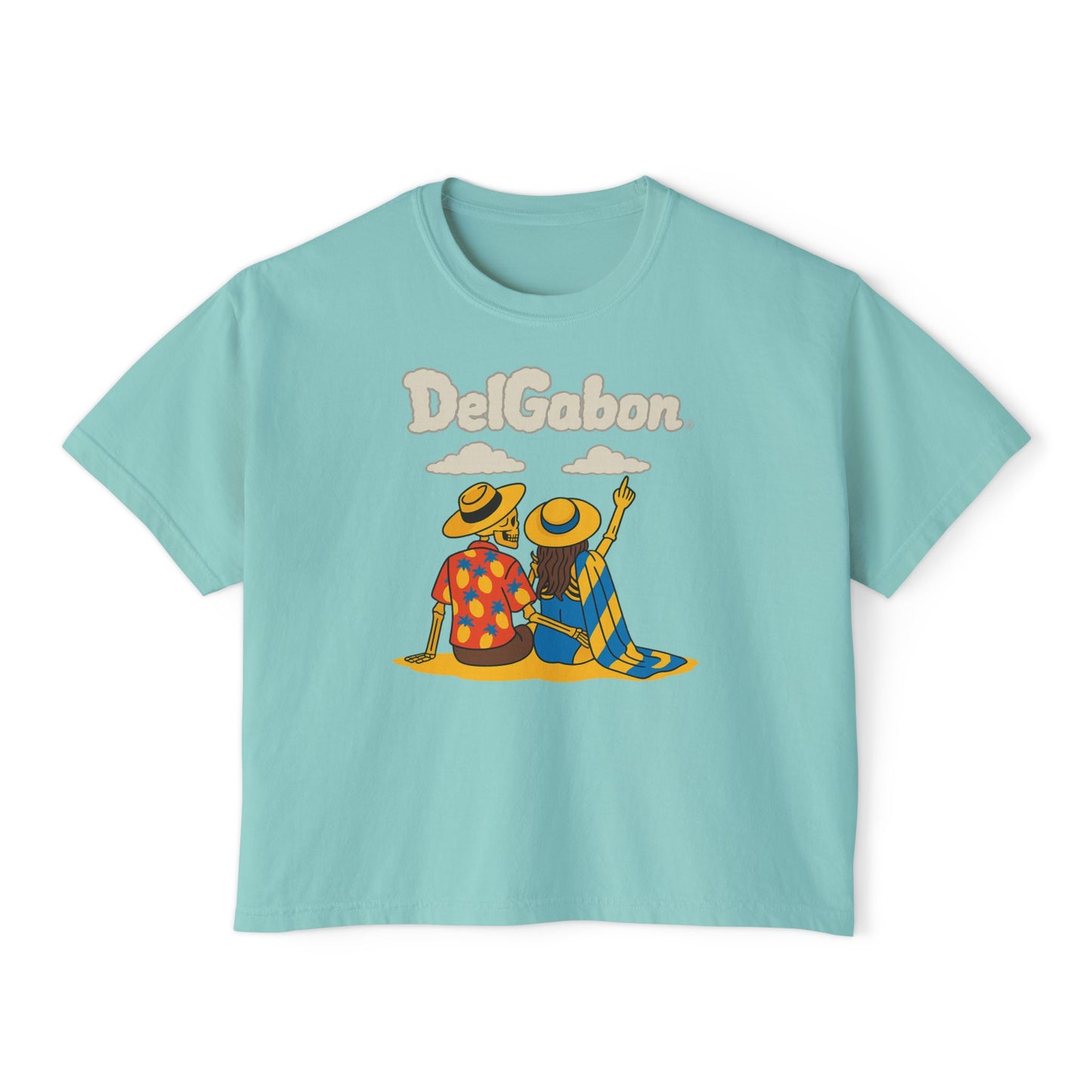 DelGabon 2DIE4 Graphic Tee — '2DIE4' Back Print Boxy Women's T-Shirt
