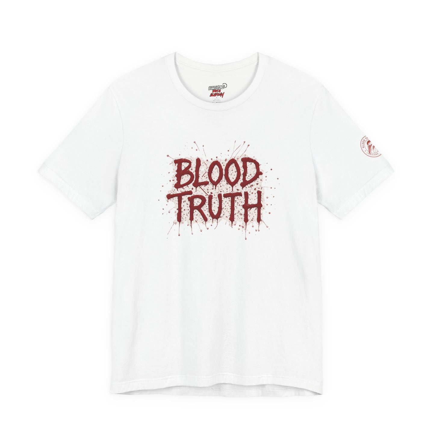 Blood truth Louisiana raised -Jersey Short Sleeve Tee