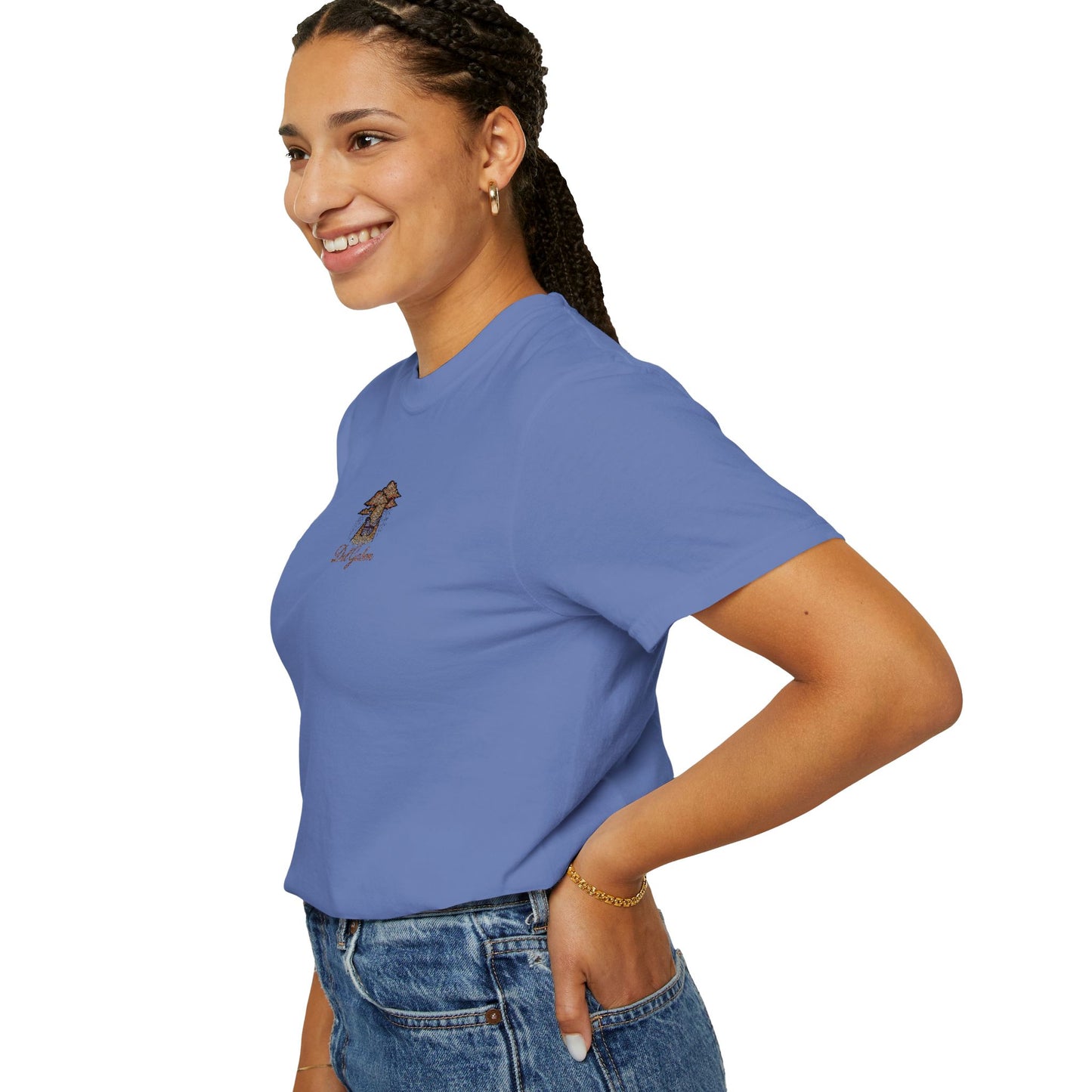 Del’Gabon butterfly September -tee