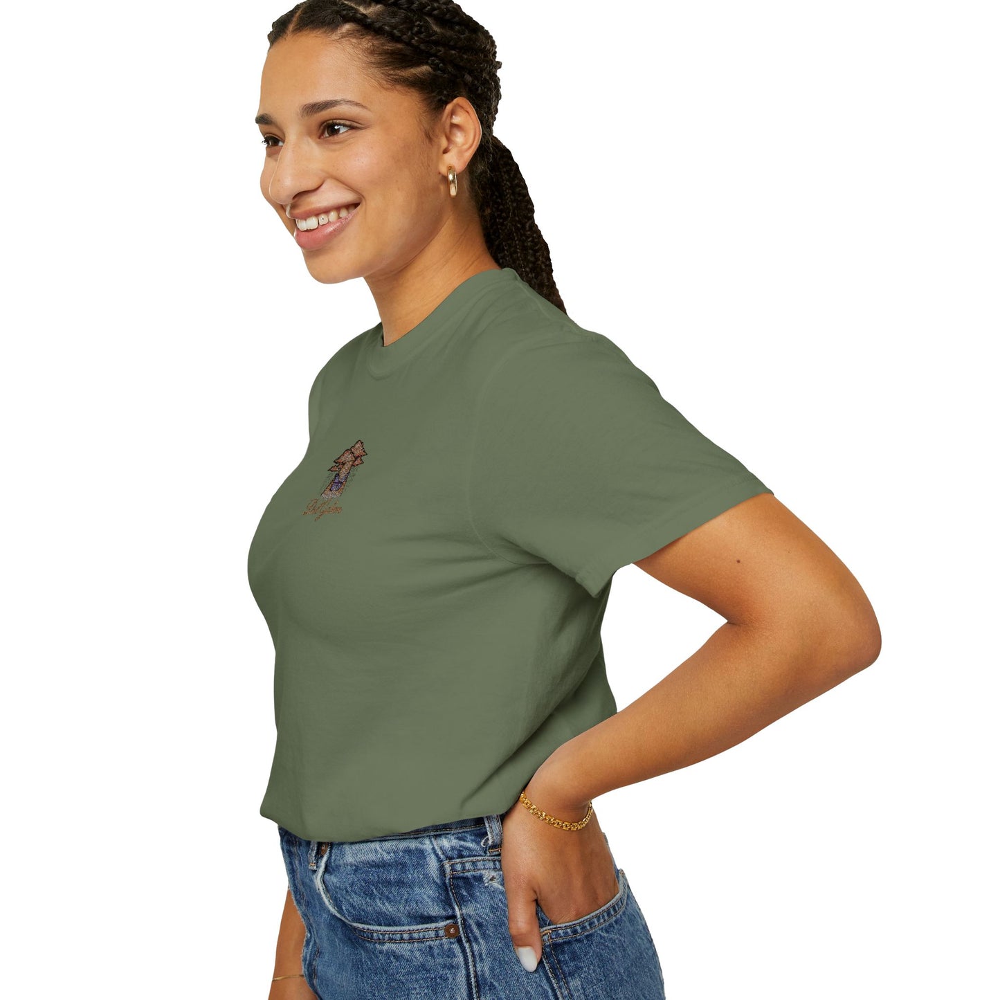 Del’Gabon butterfly September -tee