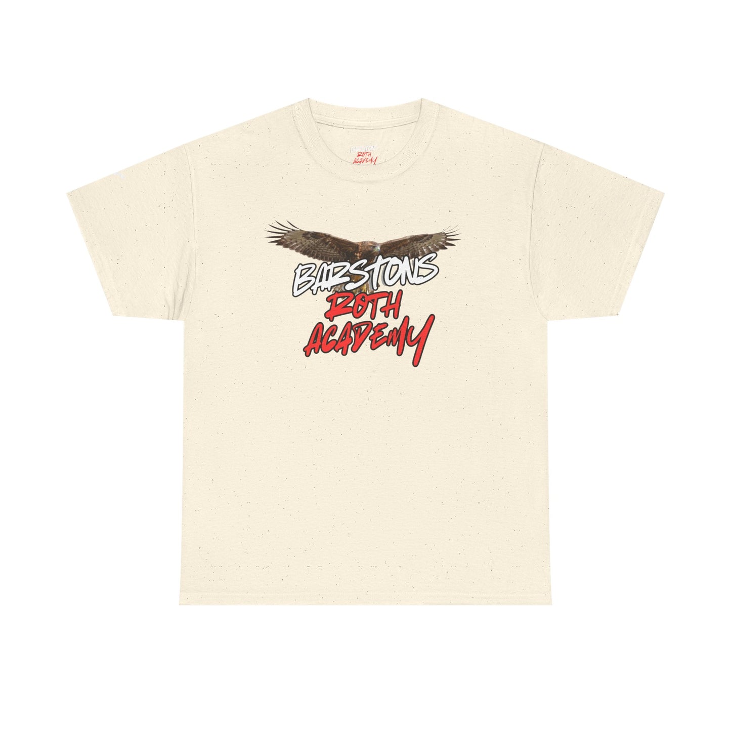 Barstons Roth Academy lost letter hawk crest  tee