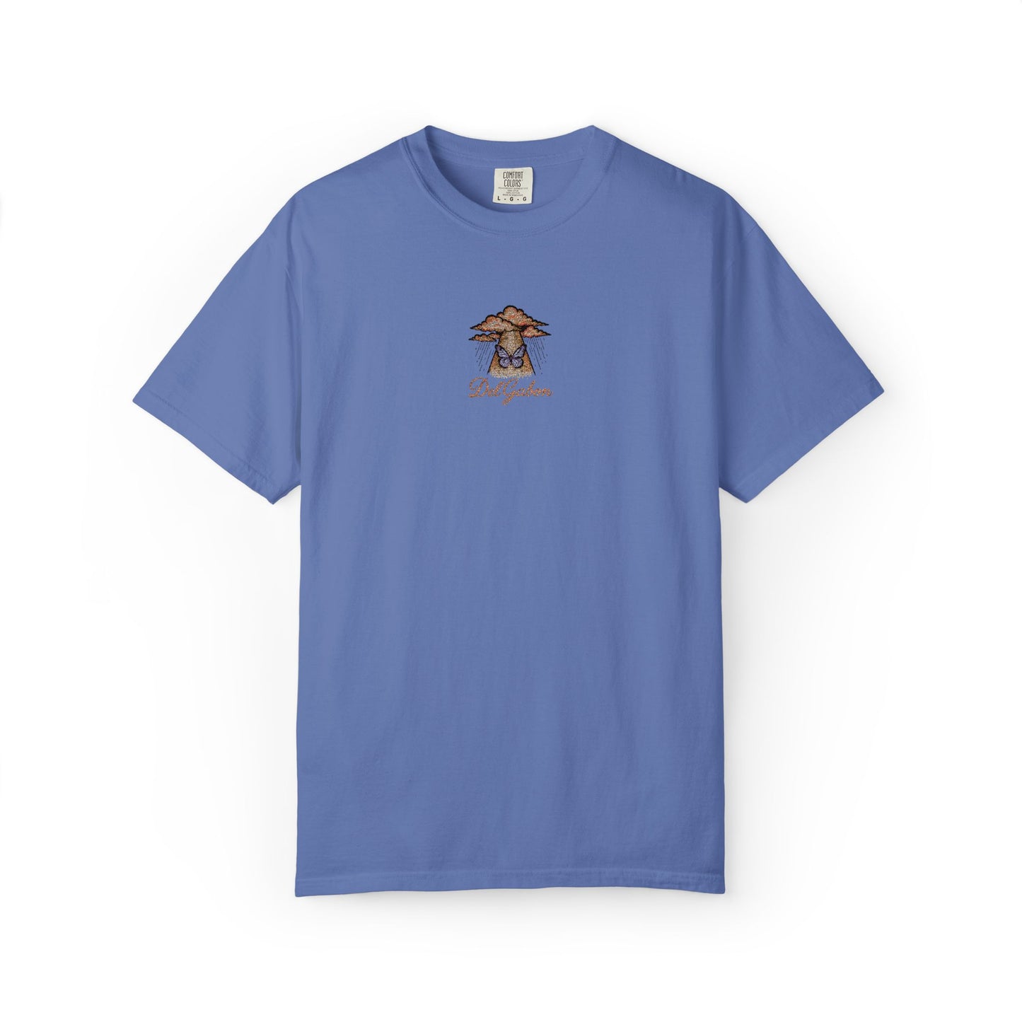 Del’Gabon butterfly September -tee