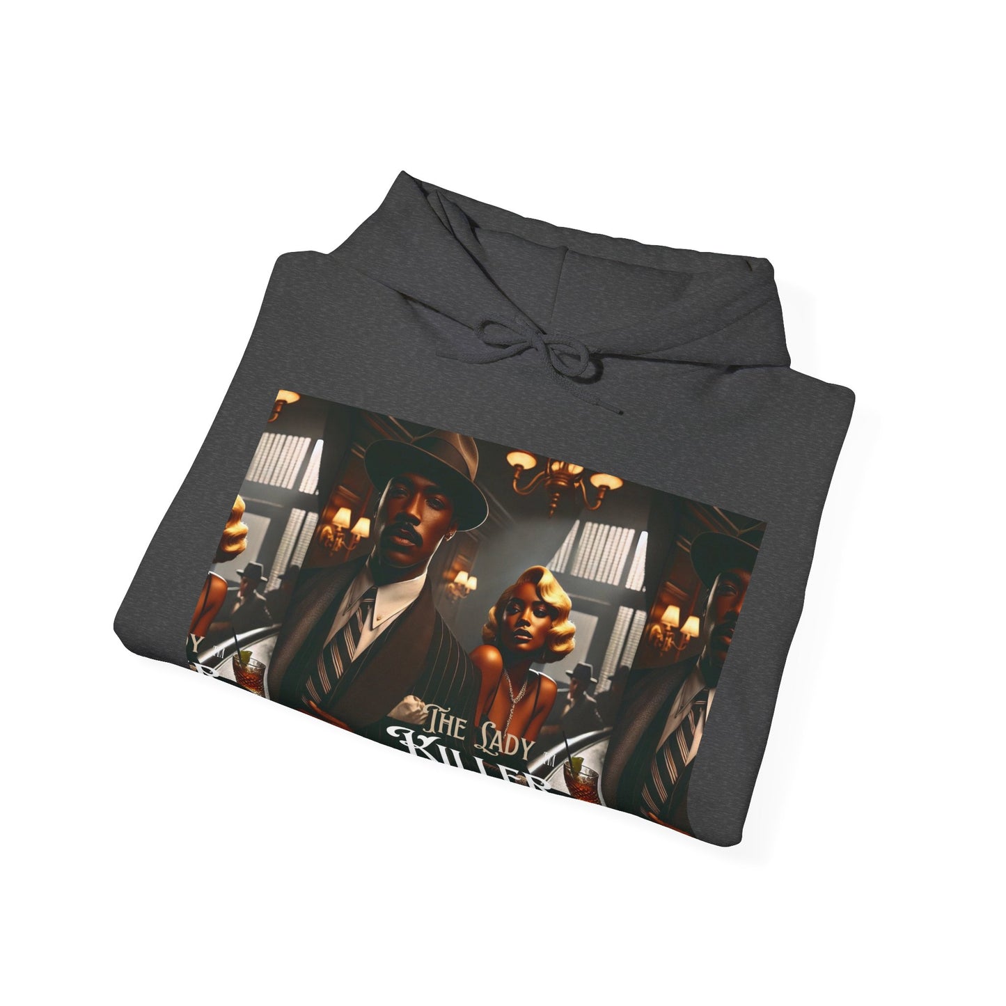 Vintage Noir Hoodie - 1930s Lady Killer Collection