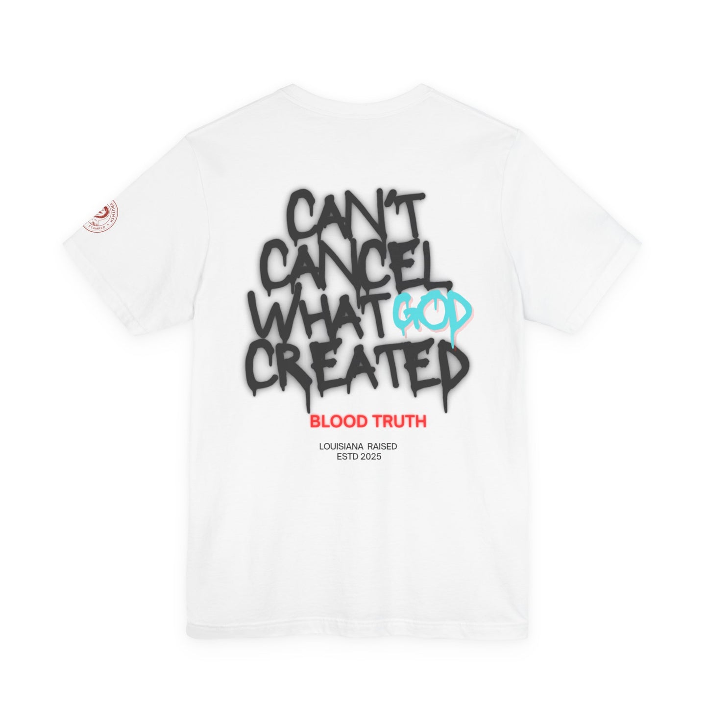 Blood truth Louisiana raised -Jersey Short Sleeve Tee