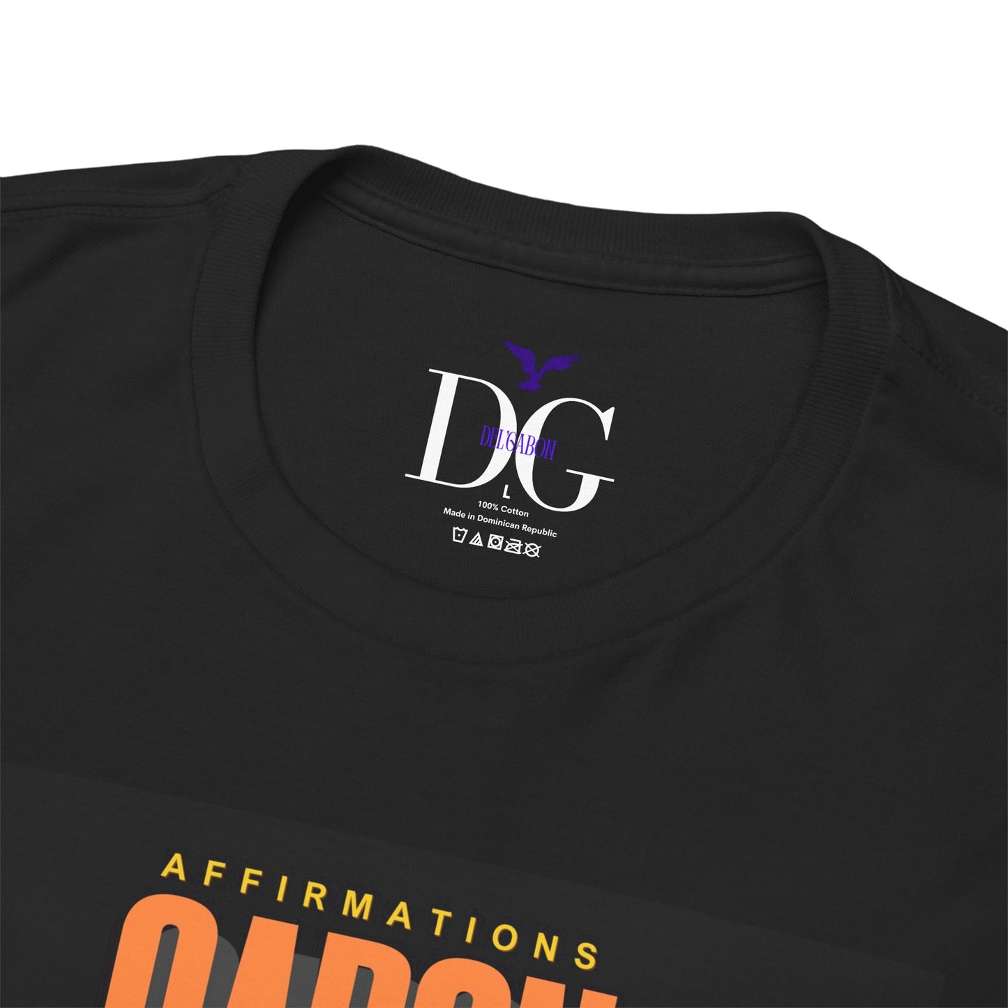 Del’Gabon affirmations - Heavy Cotton Tee
