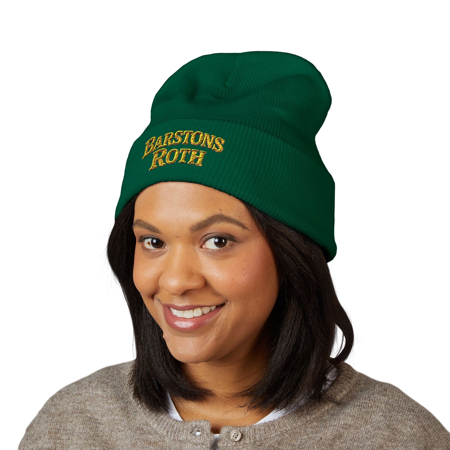 Barstons Roth - Classic Embroidered Cuffed Beanie