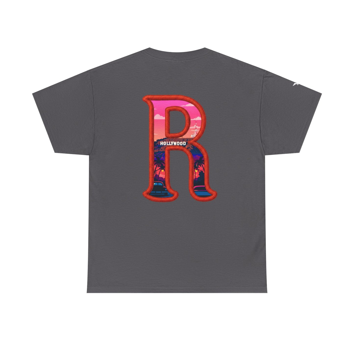 Barstons Roth Academy lost letter hawk crest  tee
