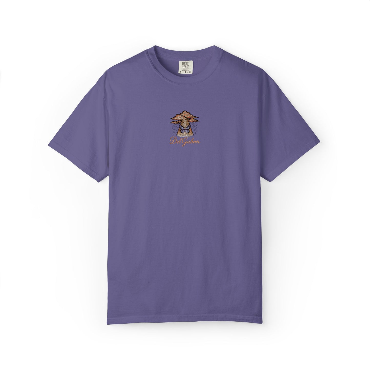 Del’Gabon butterfly September -tee