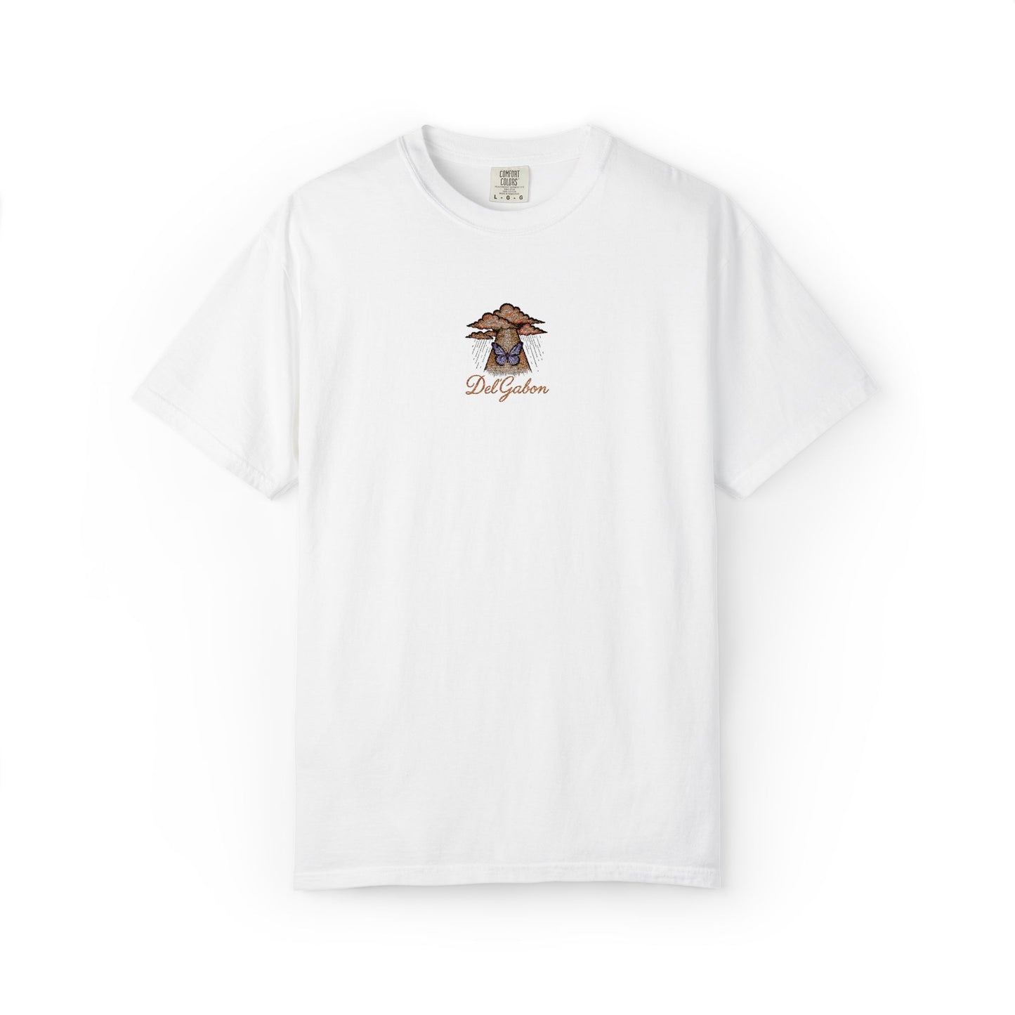 Del’Gabon butterfly September -tee