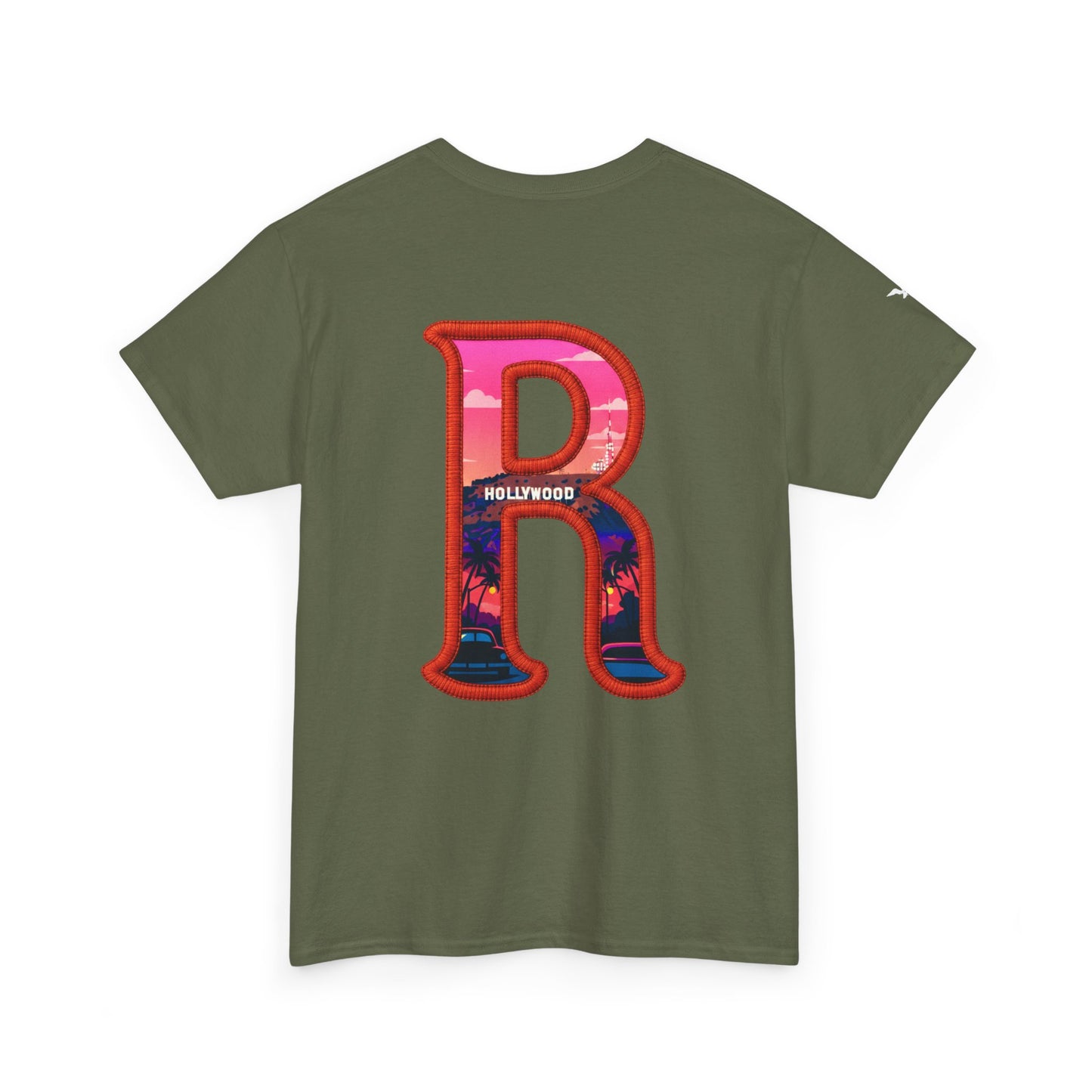 Barstons Roth Academy lost letter hawk crest  tee