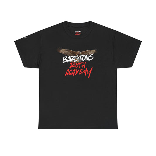 Barstons Roth Academy lost letter hawk crest  tee