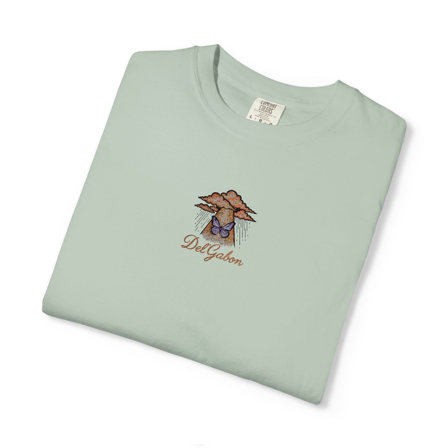 Del’Gabon butterfly September -tee