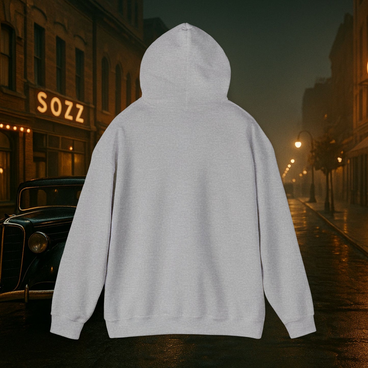 Vintage Noir Hoodie - 1930s Lady Killer Collection