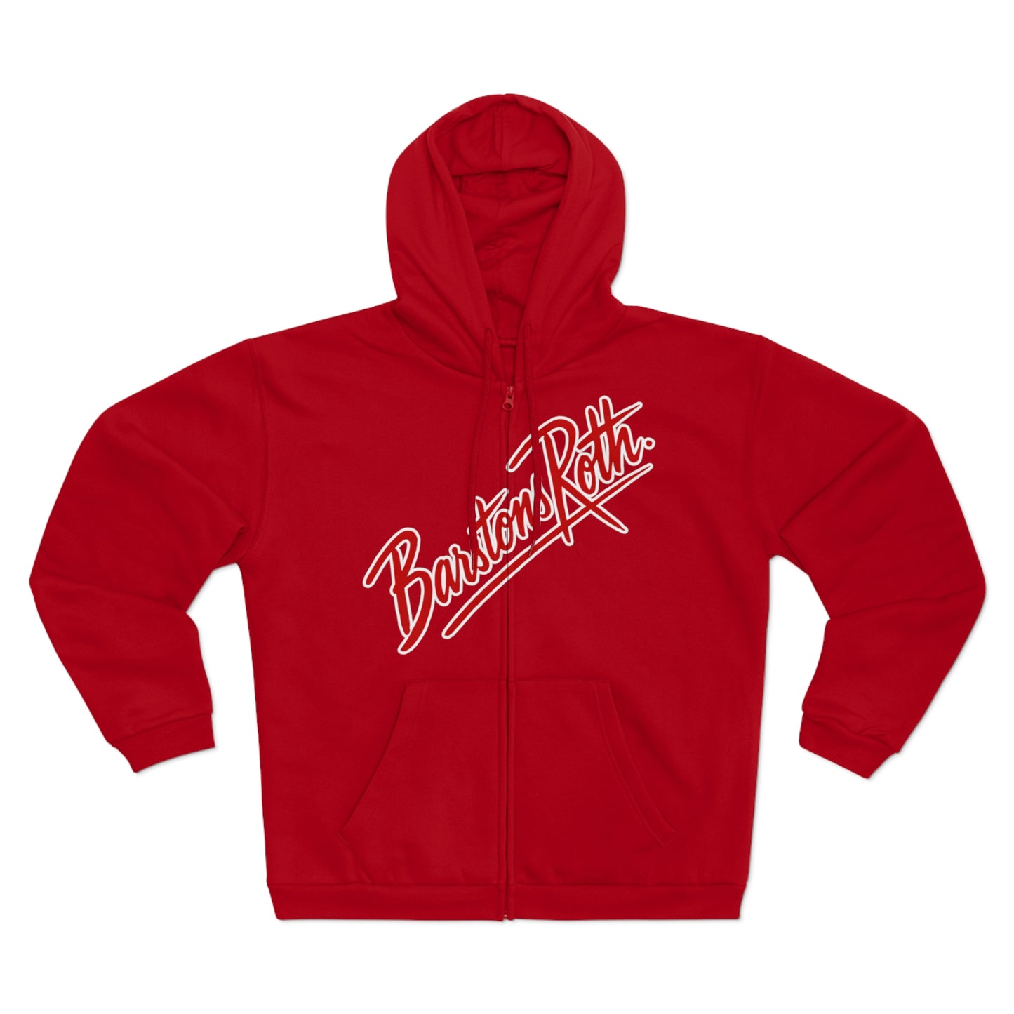 Barstons Roth - los B logo Hollywood zip up hoodie
