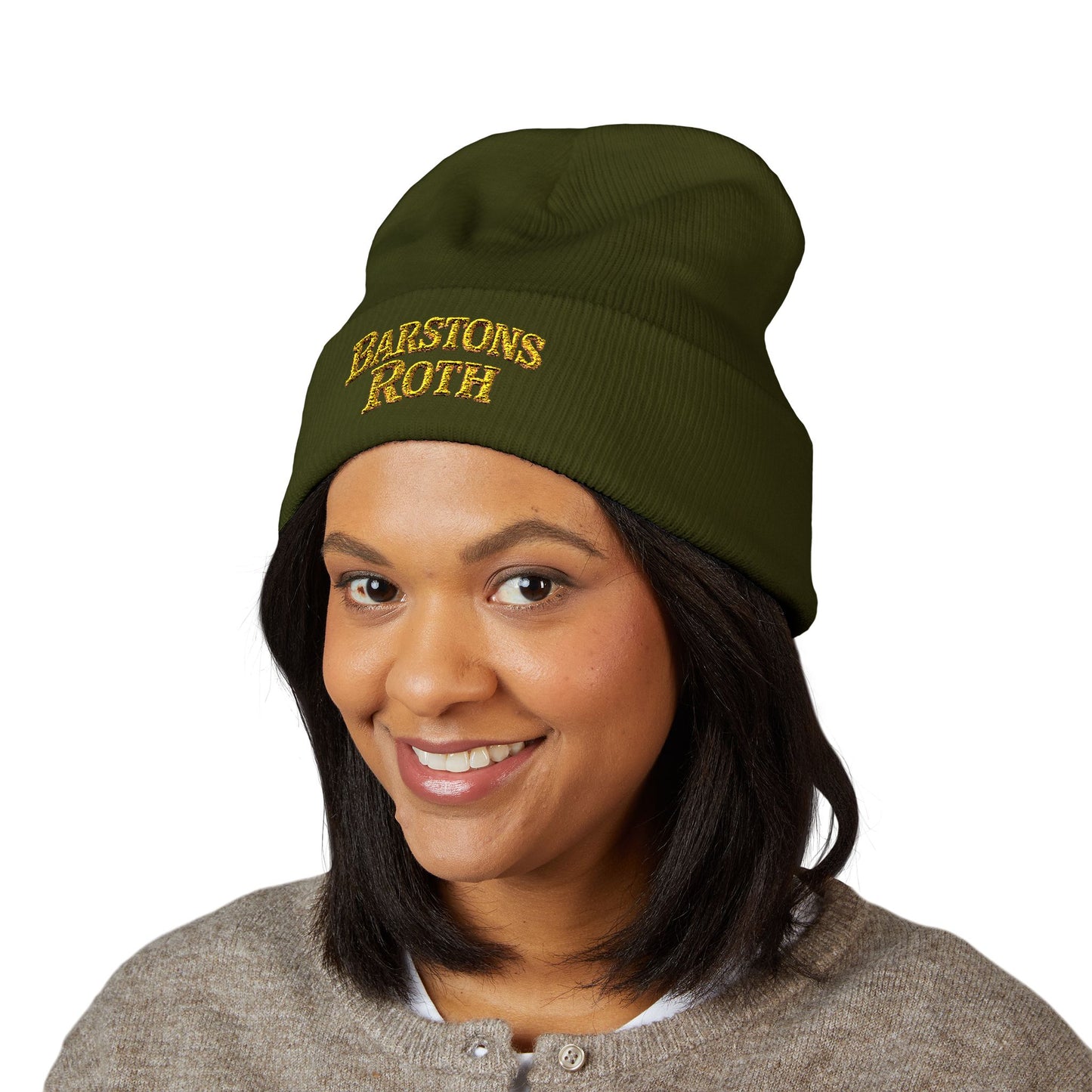 Barstons Roth - Classic Embroidered Cuffed Beanie