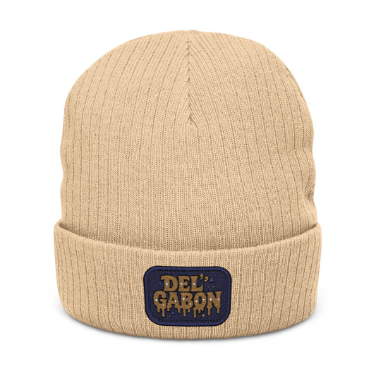 Del’Gabon embroidered beanie