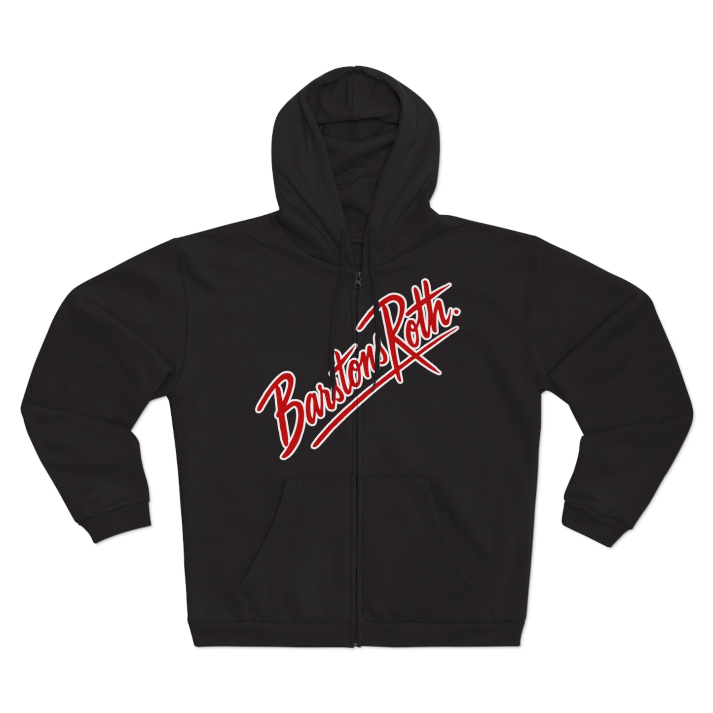 Barstons Roth - los B logo Hollywood zip up hoodie