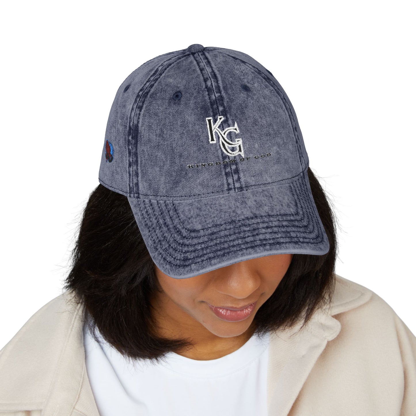 Kingdom of God -prayer hands emblem Cap (Embroidery)
