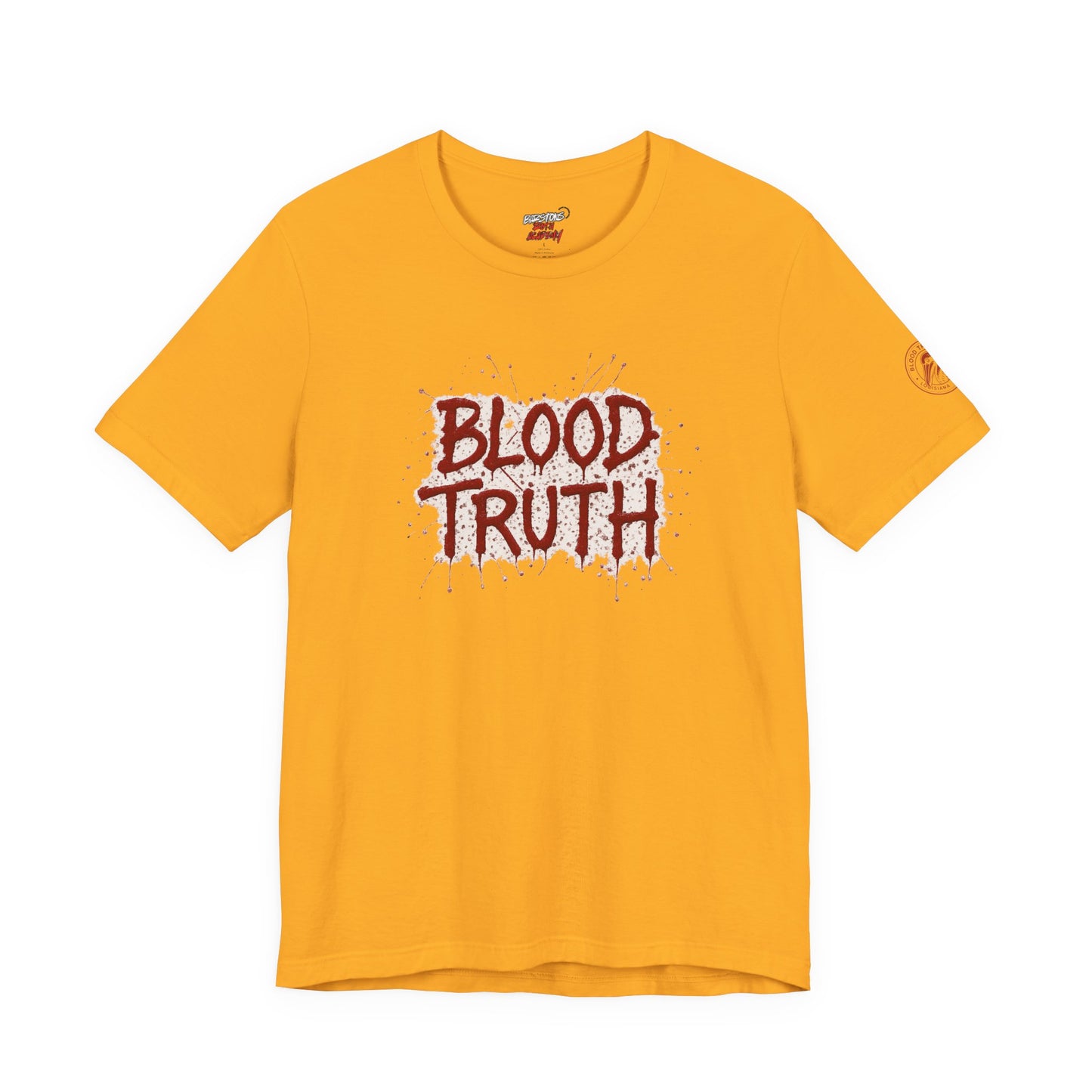 Blood truth Louisiana raised -Jersey Short Sleeve Tee
