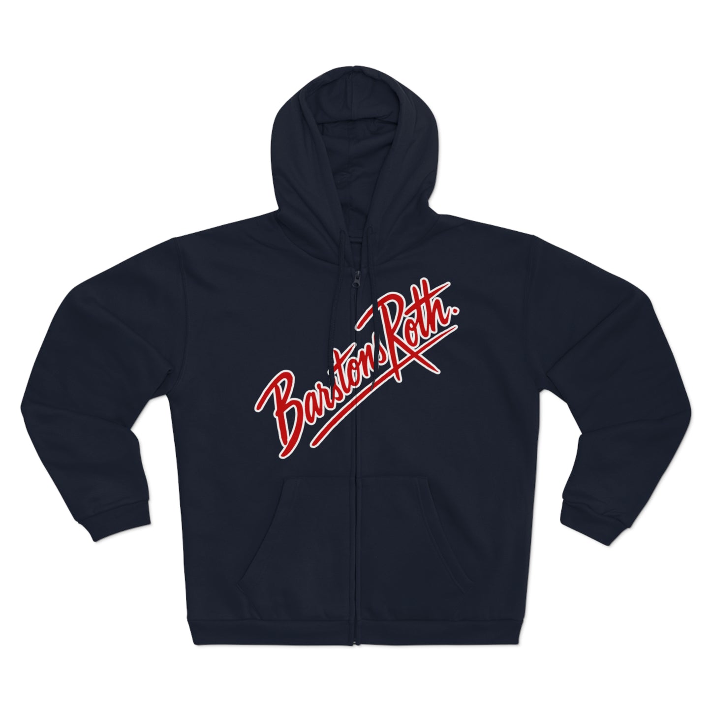 Barstons Roth - los B logo Hollywood zip up hoodie