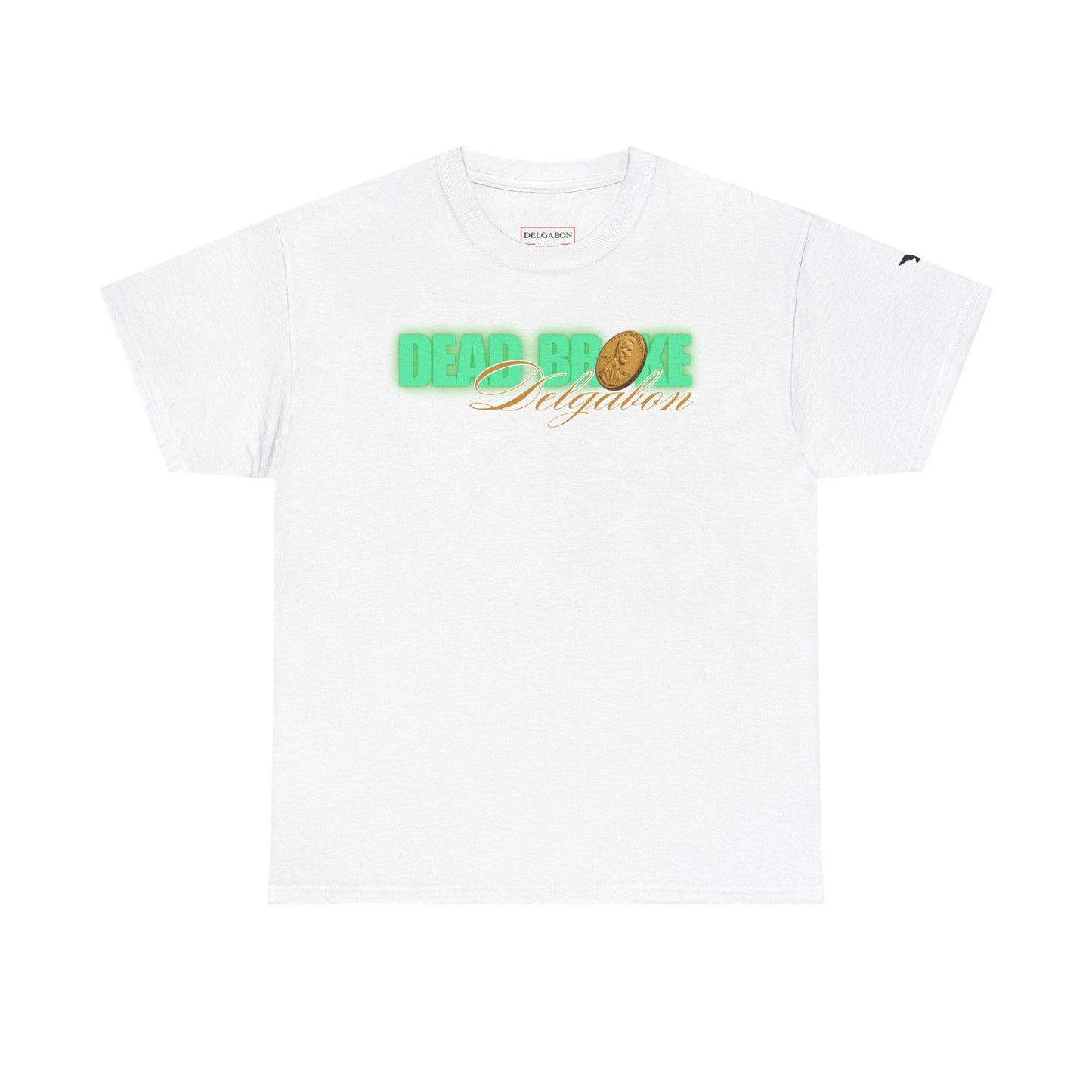 White pearl Del’Gabon Dead Broke tee
