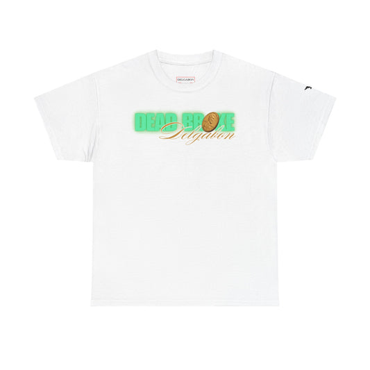 White pearl Del’Gabon Dead Broke tee