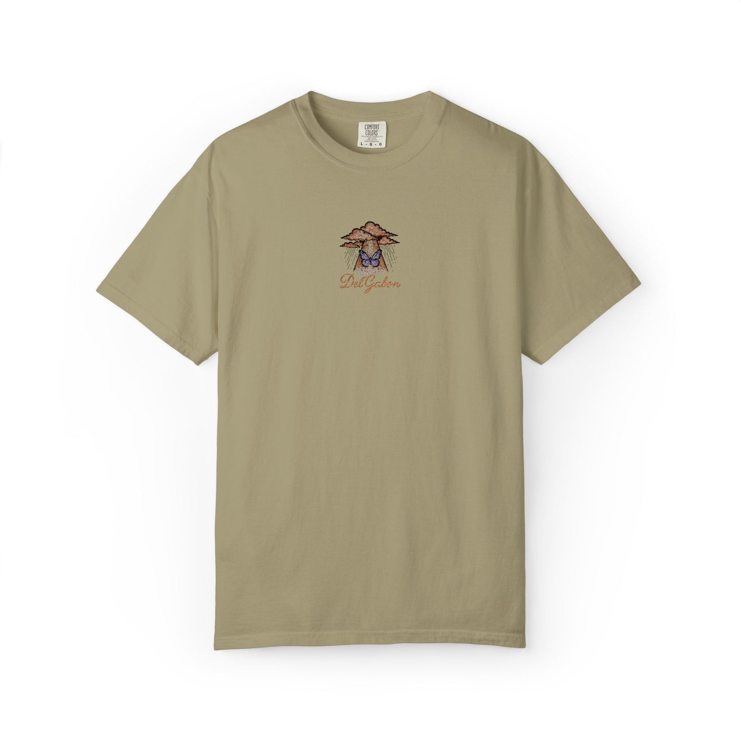 Del’Gabon butterfly September -tee