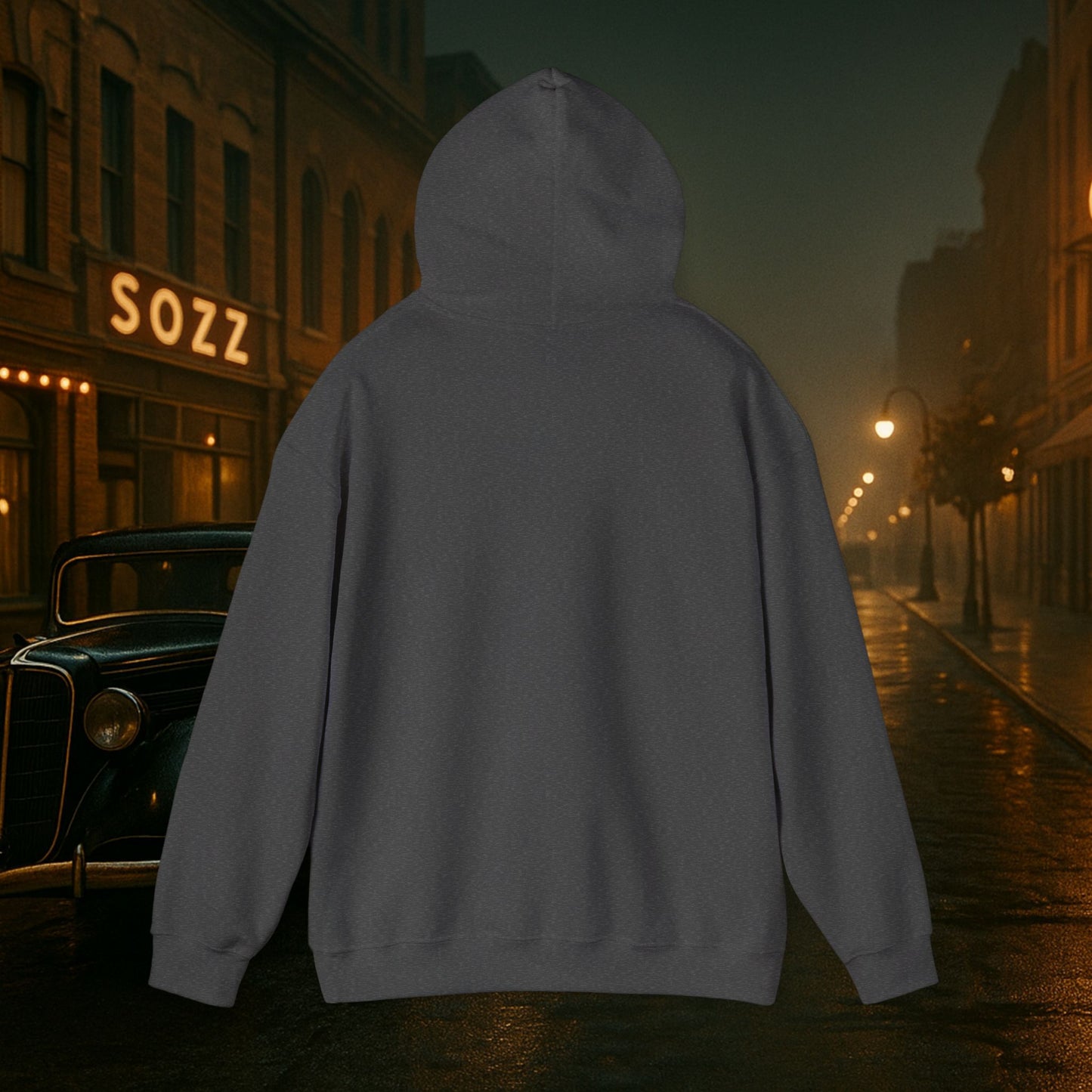 Vintage Noir Hoodie - 1930s Lady Killer Collection