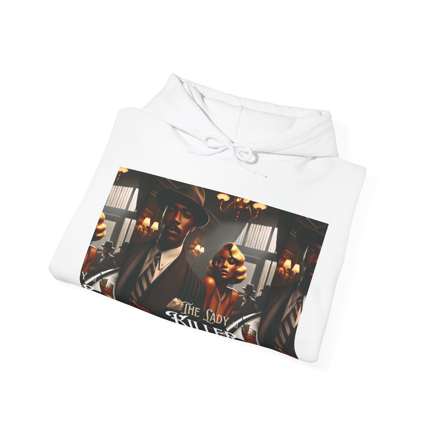 Vintage Noir Hoodie - 1930s Lady Killer Collection