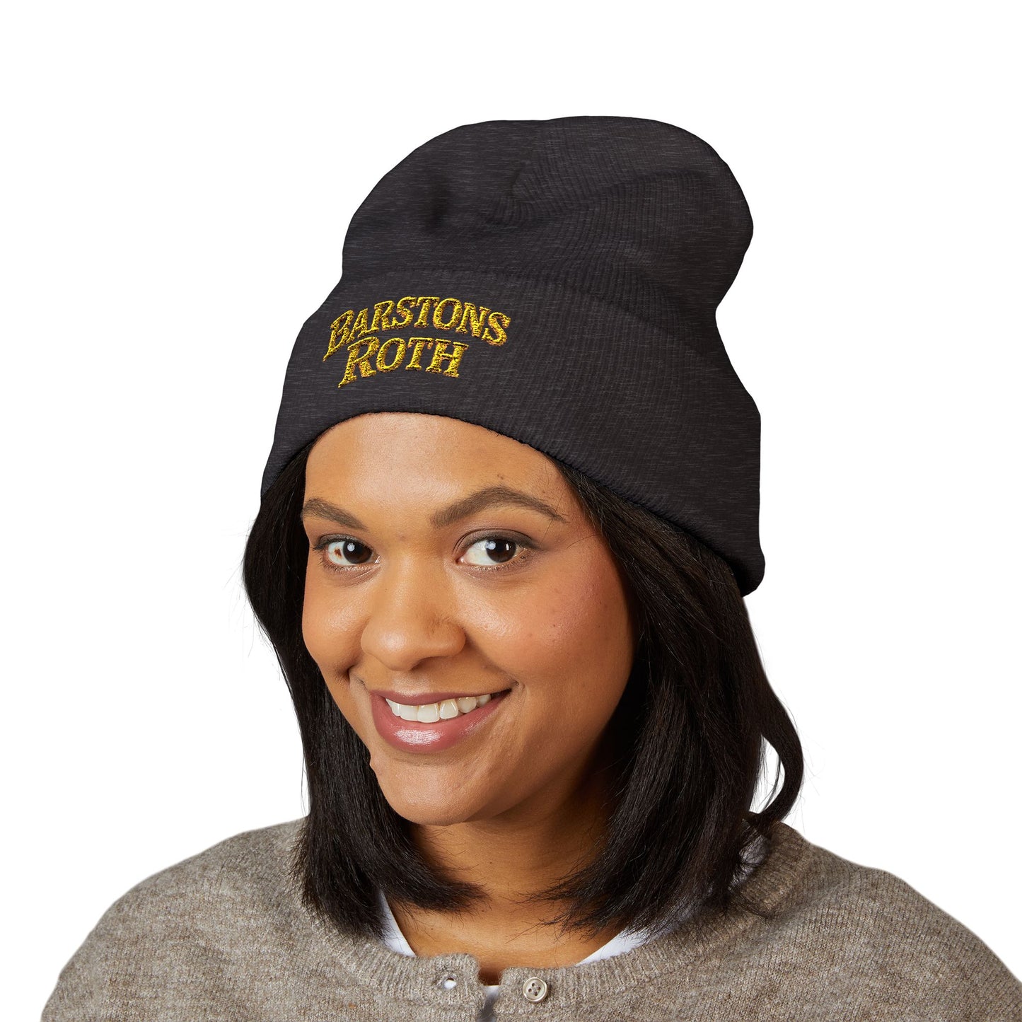 Barstons Roth - Classic Embroidered Cuffed Beanie