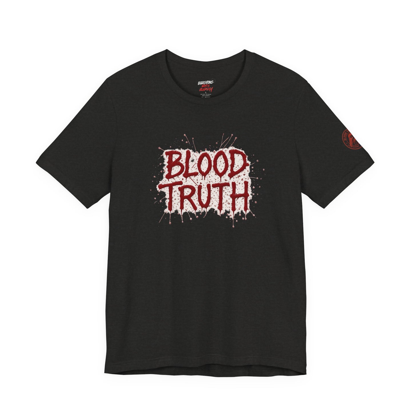 Blood truth Louisiana raised -Jersey Short Sleeve Tee