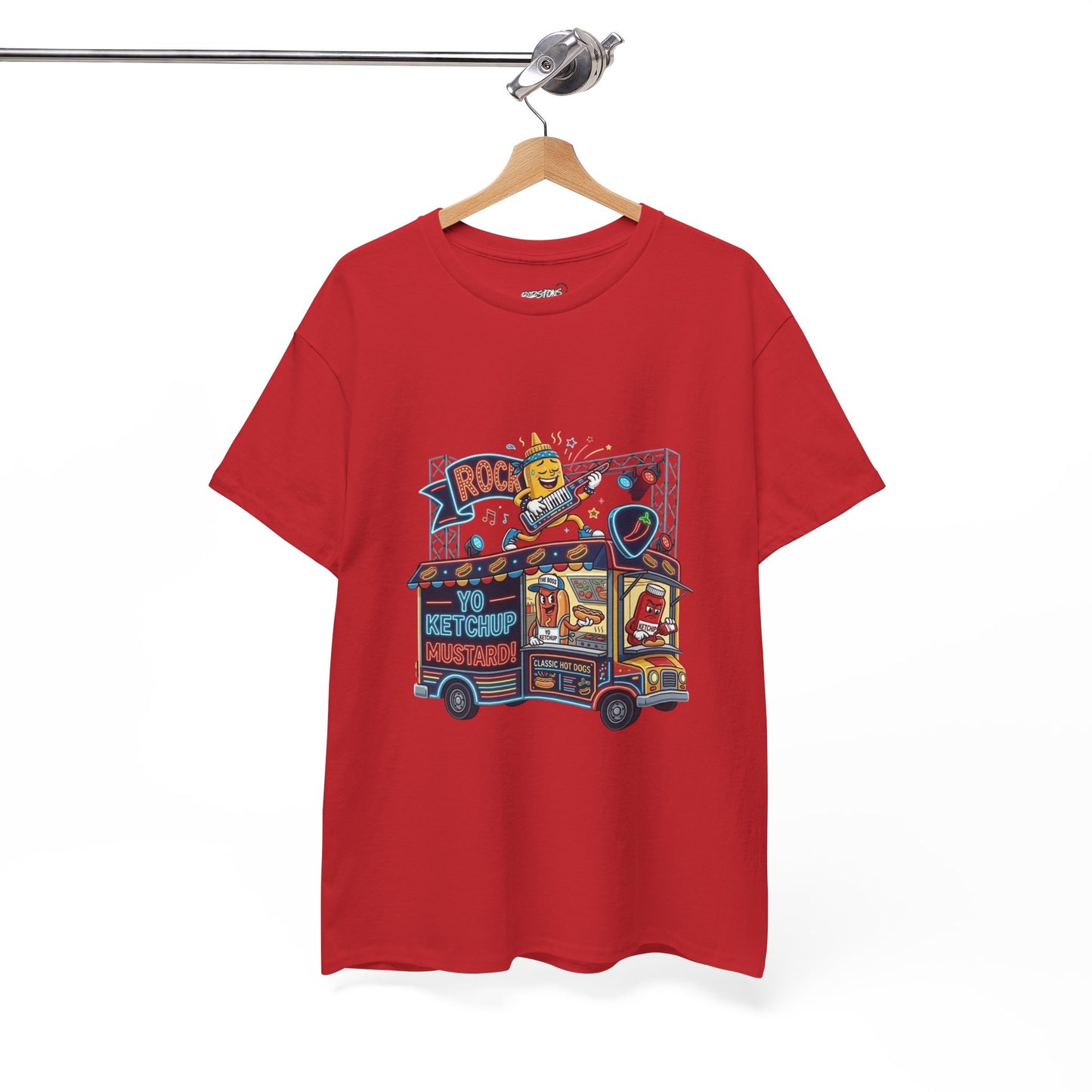 Yo ketchup mustard food truck tee