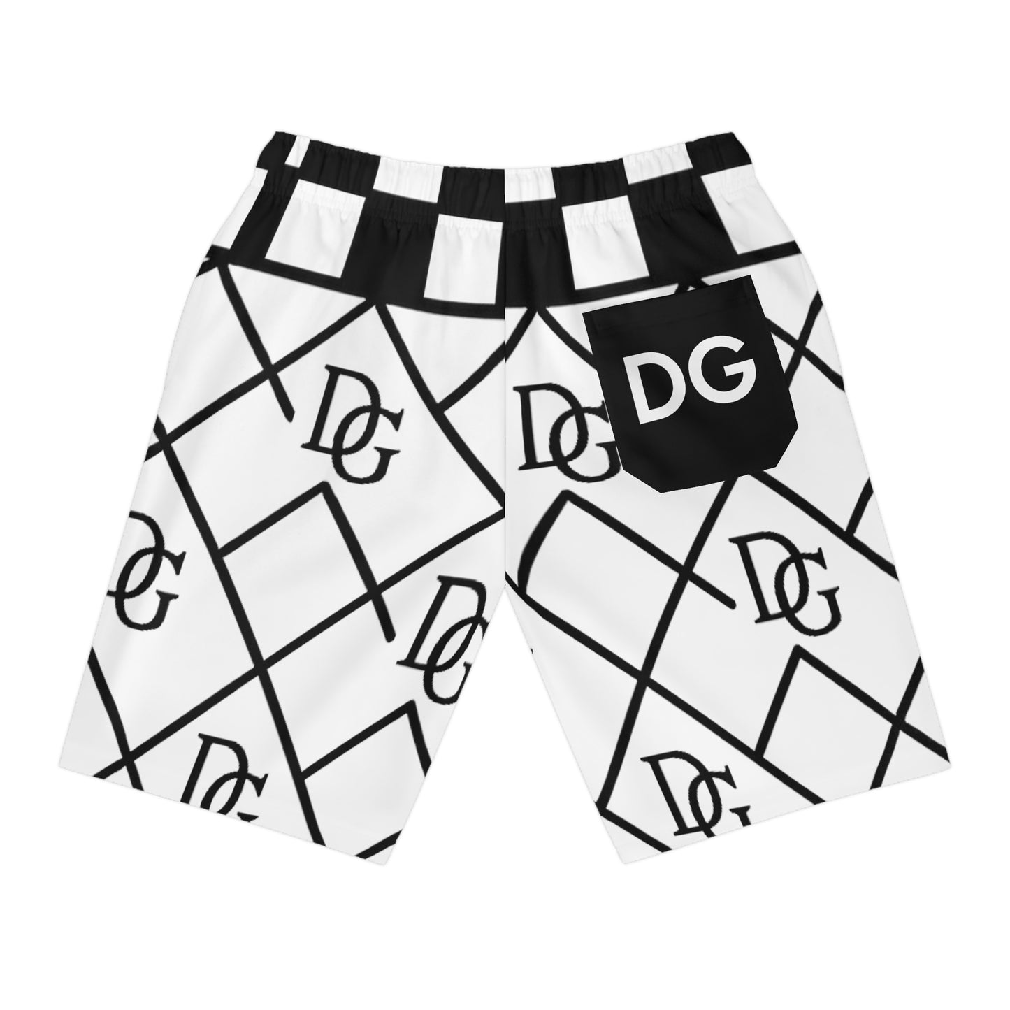 Del’Gabon -Athletic Long Shorts