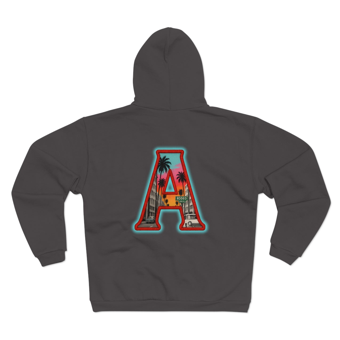 Barstons Roth Lost letters  -A logo rodeo Drivezip up hoodie