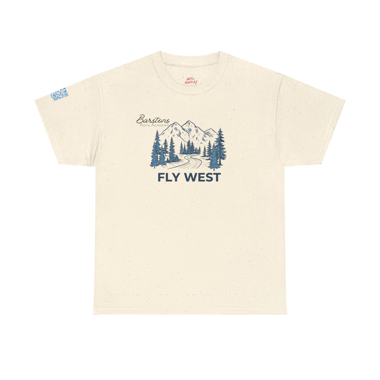 Barstons Roth Academy| fly west Tee |SCAN-ENABLED