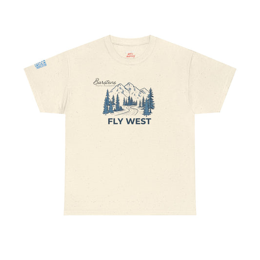 Barstons Roth Academy| fly west Tee |SCAN-ENABLED