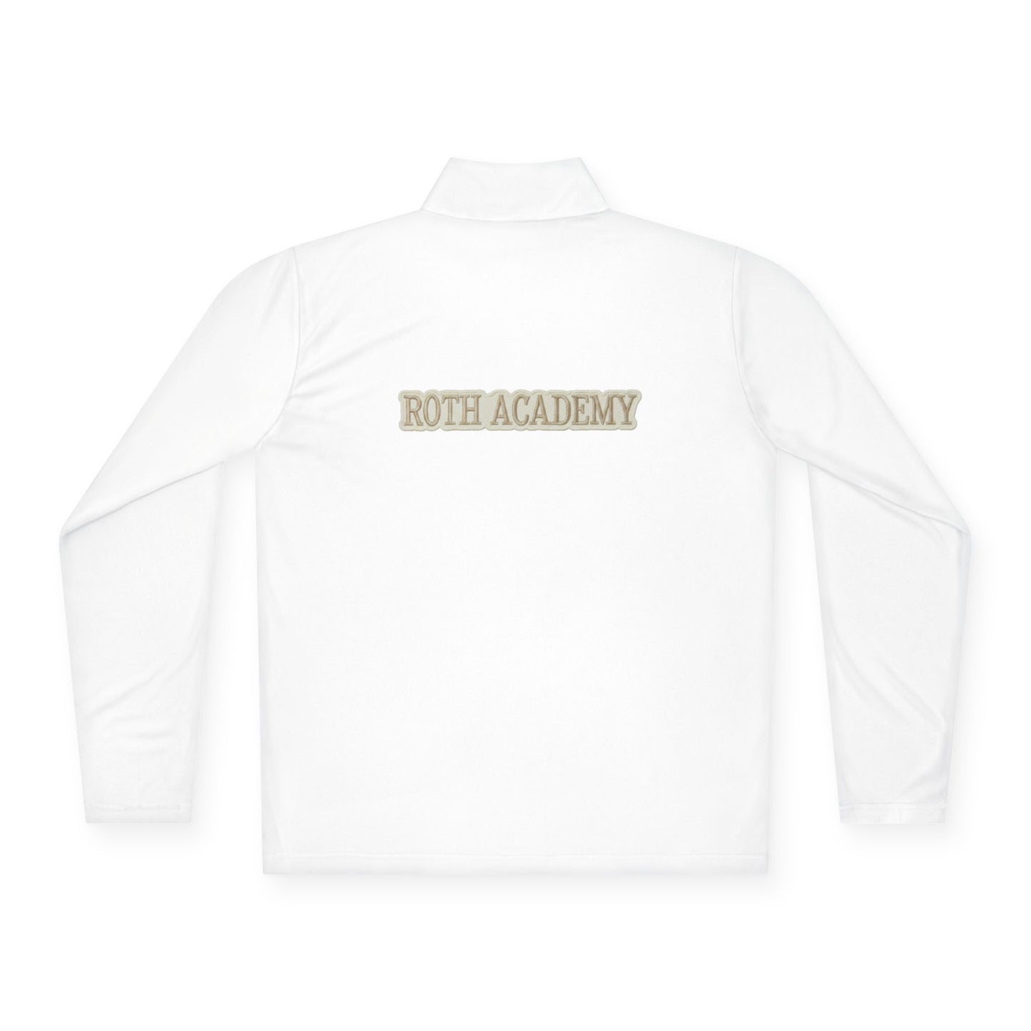 Quarter-Zip Pullover — ROTH ACADEMY Logo Embroidered Pullover