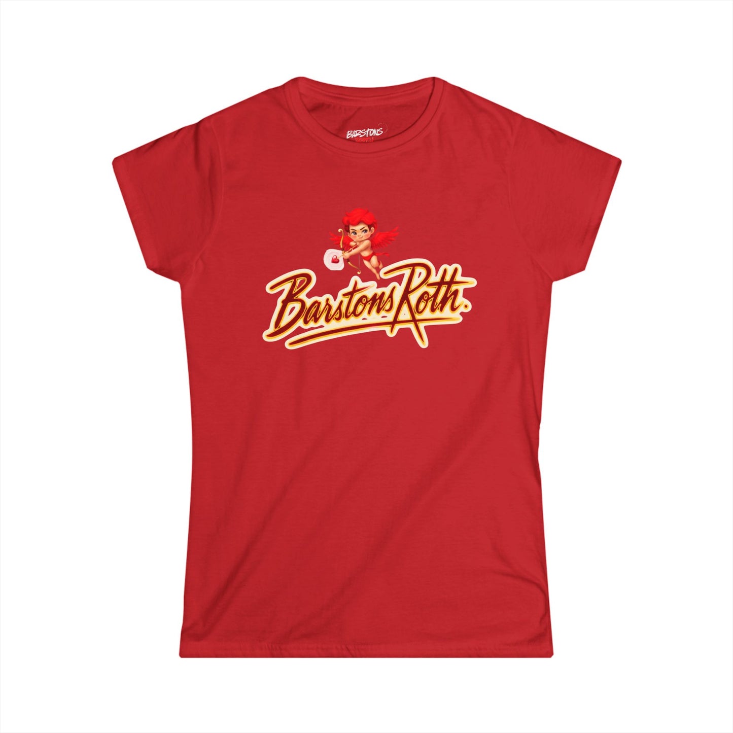 BR logo Cupid Graphic Tee — "Love Don't Miss" Women's T-Shirt
