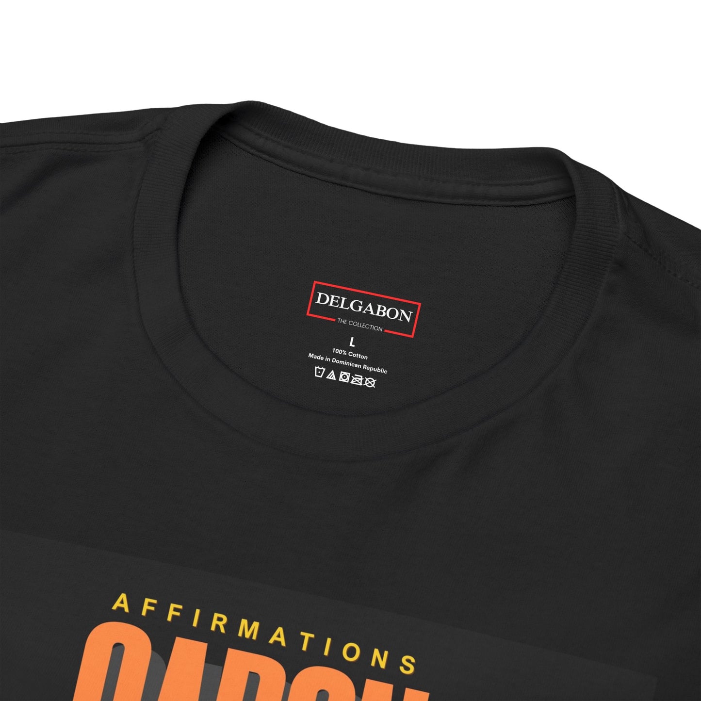 Del’Gabon affirmations - Heavy Cotton Tee