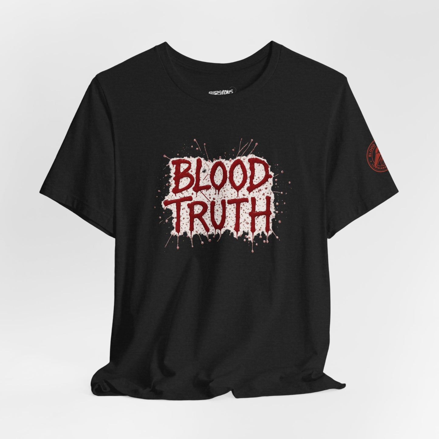Blood truth Louisiana raised -Jersey Short Sleeve Tee