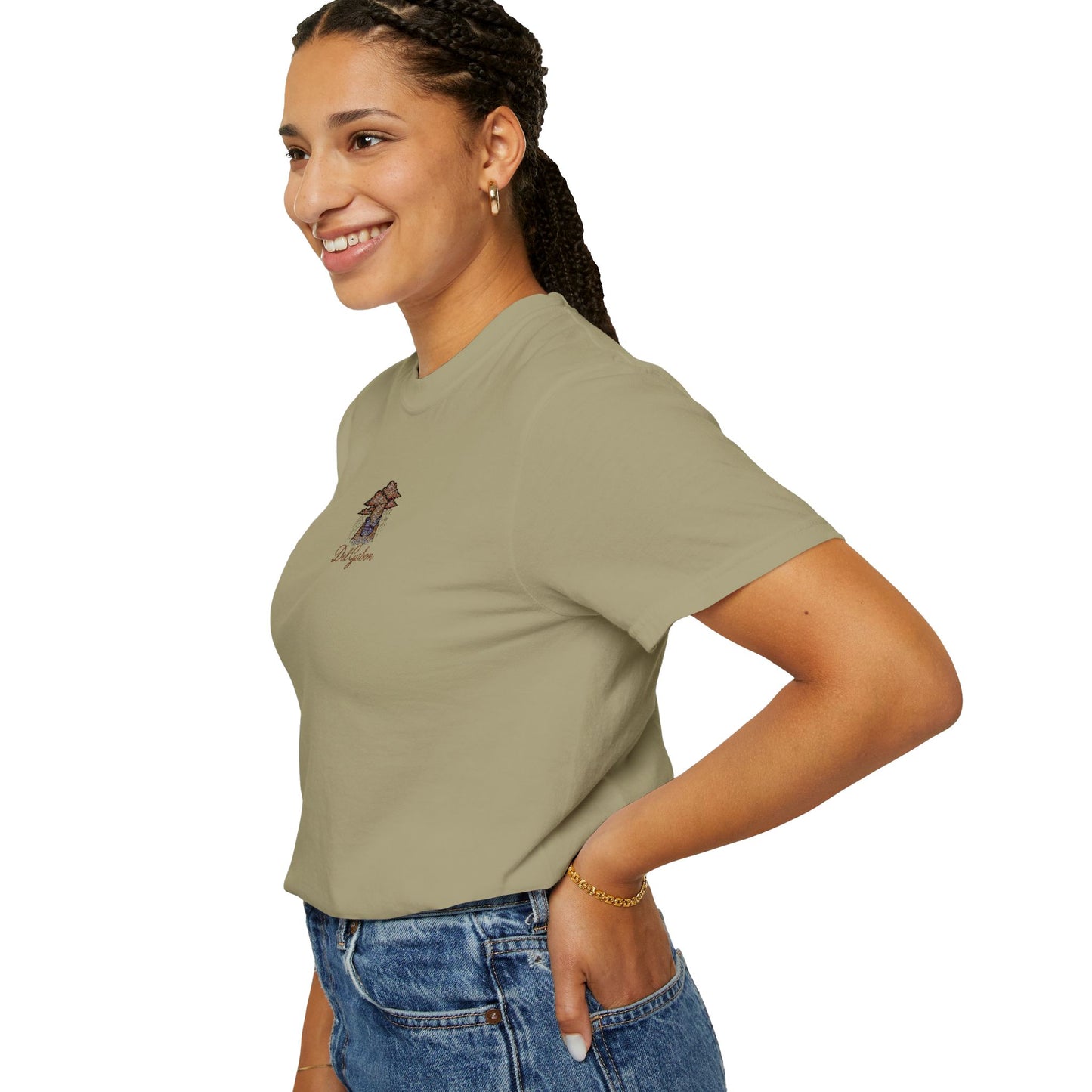 Del’Gabon butterfly September -tee