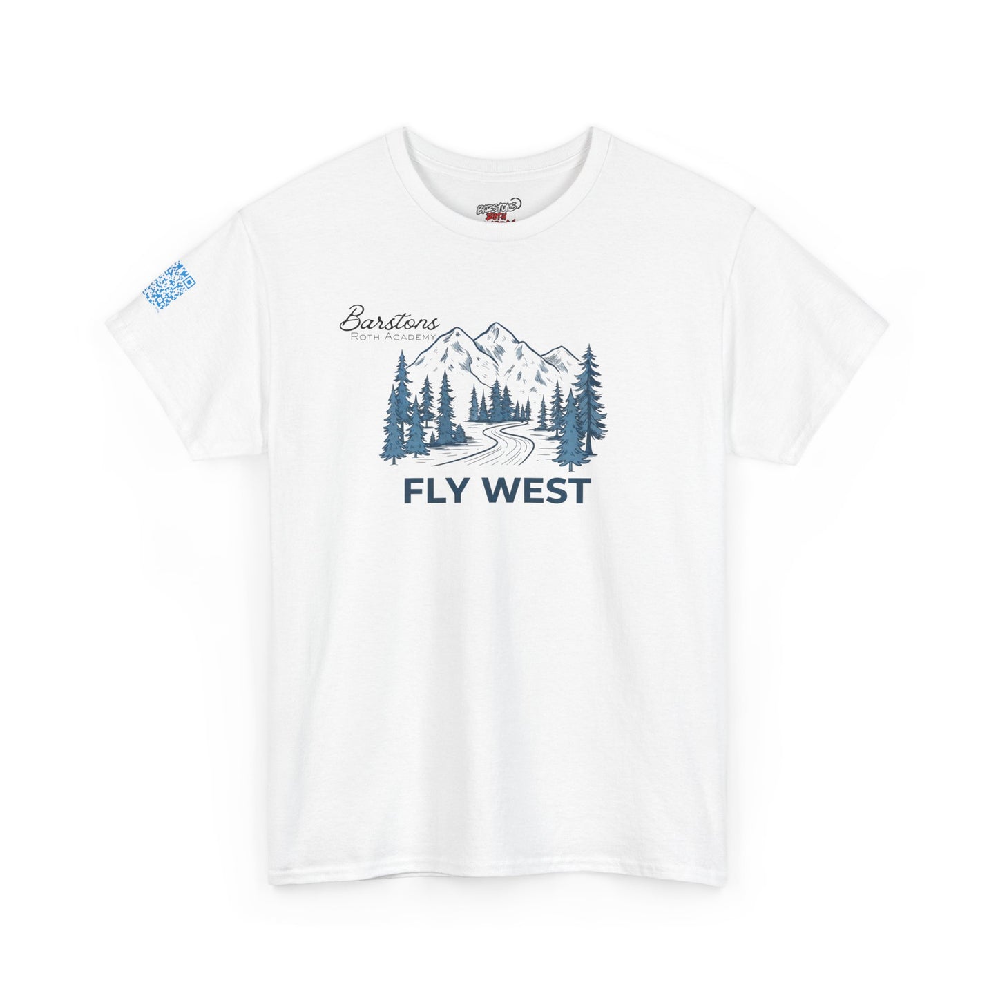 Barstons Roth Academy| fly west Tee |SCAN-ENABLED
