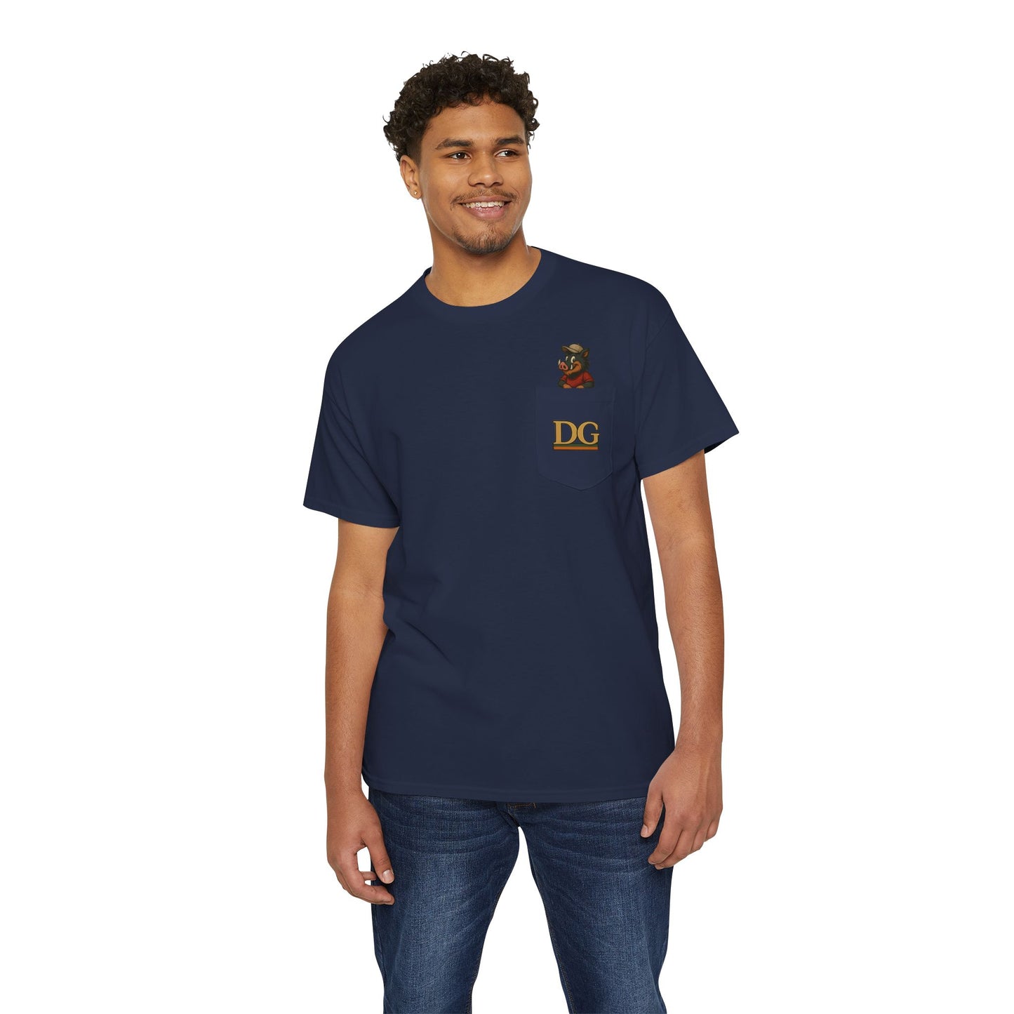 Del’Gabon - boar Barstons pocket tee