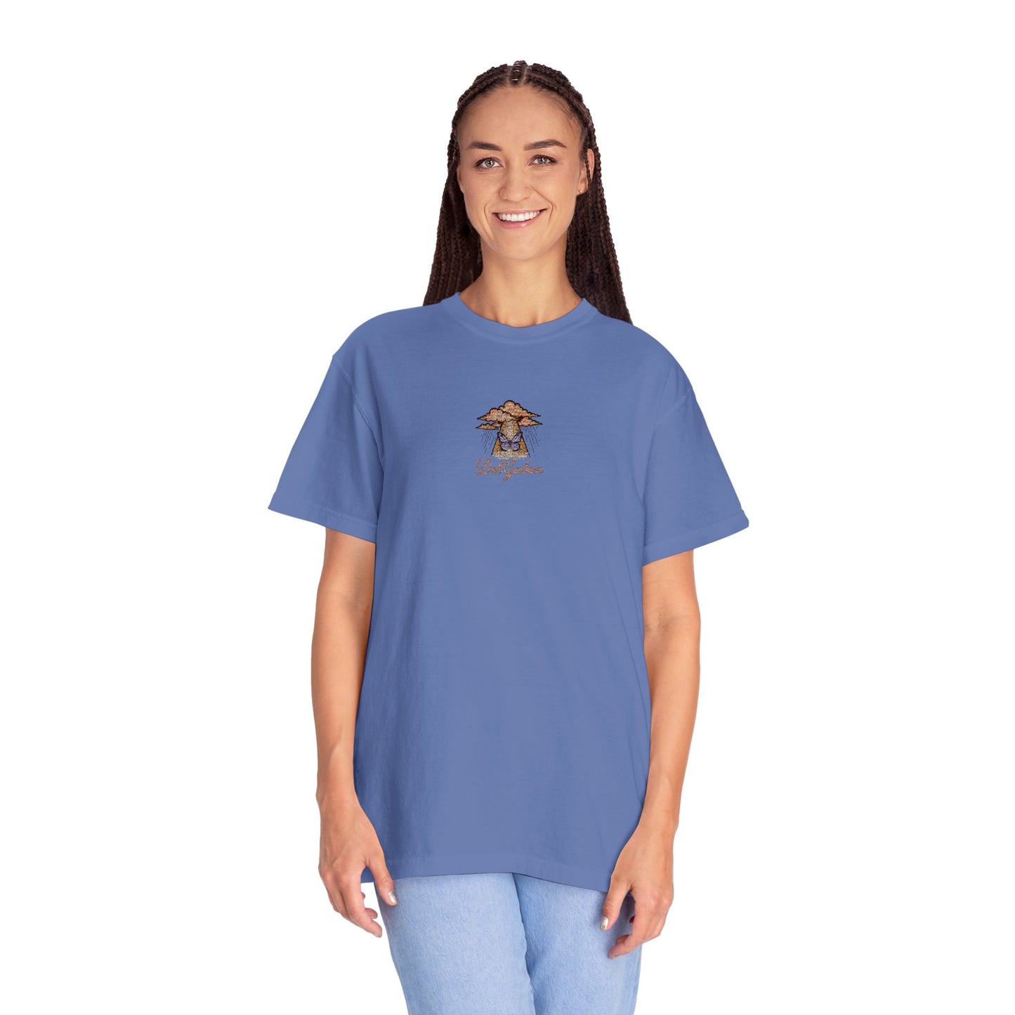 Del’Gabon butterfly September -tee
