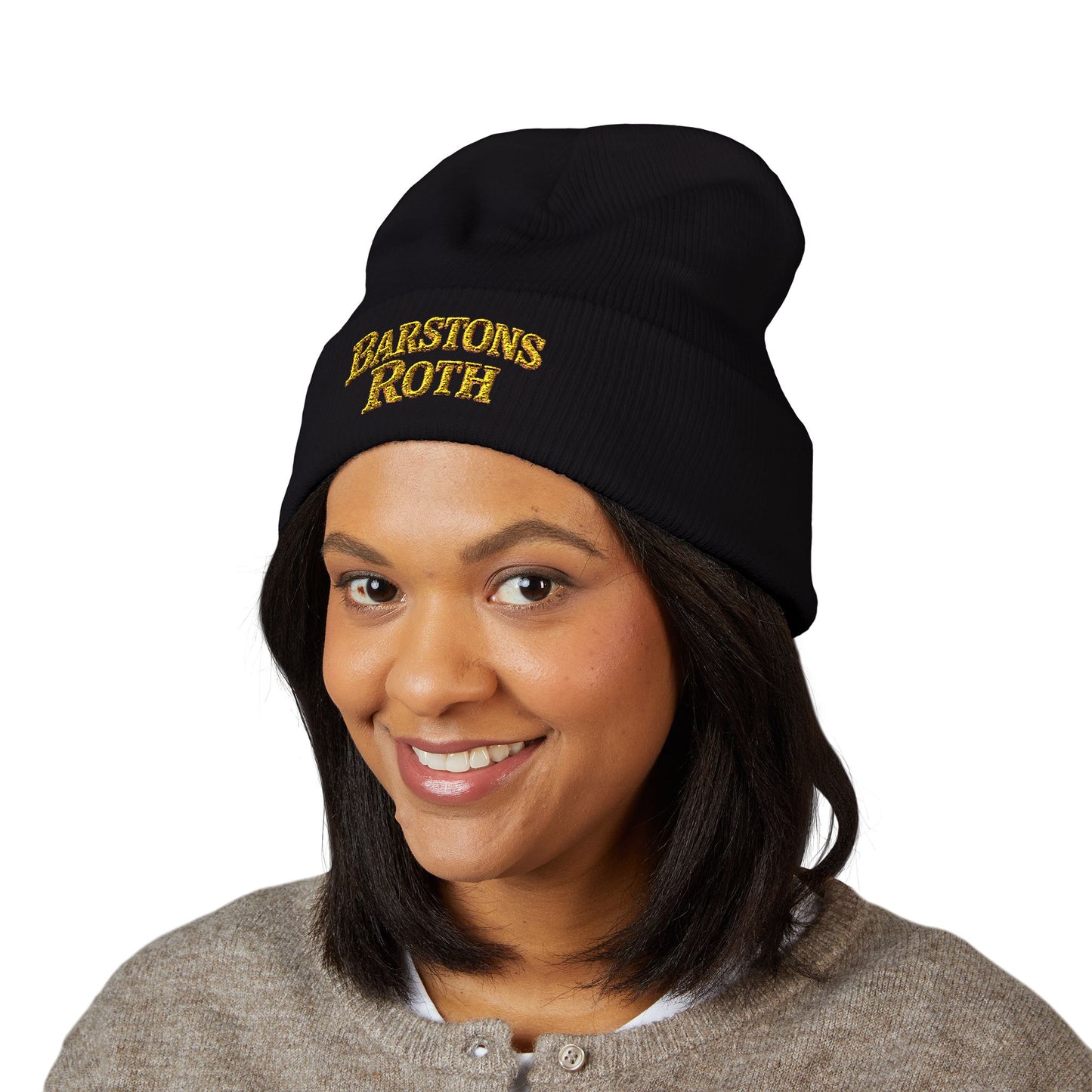 Barstons Roth - Classic Embroidered Cuffed Beanie