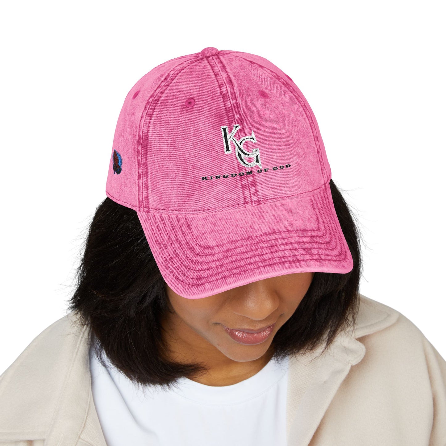 Kingdom of God -prayer hands emblem Cap (Embroidery)