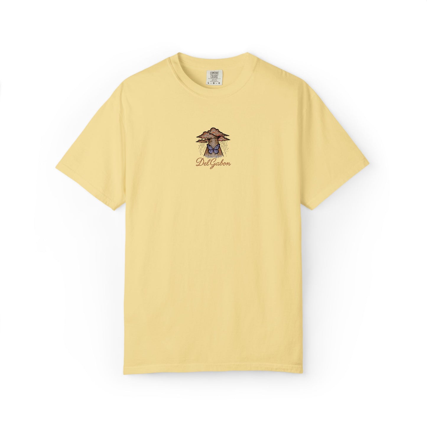 Del’Gabon butterfly September -tee