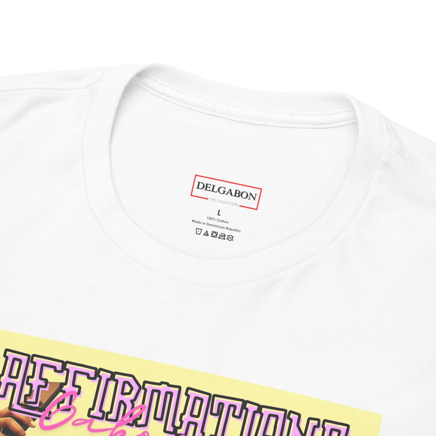 Del’Gabon- affirmations Retro Vibe Tee | Summer Season Tee